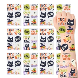 Halloween Frightfully Fun Temporary Tattoos-72Pk